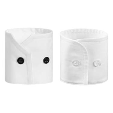 Imagem de predolo Conjunto de 2 Algemas Falsas Brancas para Uso Pessoal em Roupas Esportivas, Cosplay e Festas ao Ar Livre