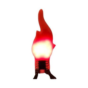 Imagem de Lâmpada LED Edison Branca Quente Com Filamento De Chama 5PCS 3V 2200K 