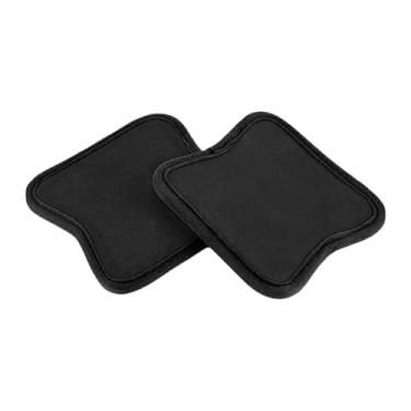 Imagem de simhoa 2x Luvas Protetoras de Mão com Almofadas de Aderência para Homens e Mulheres, Acessório para Treino de Levantamento de Peso, Powerlifting e Cross, Preto