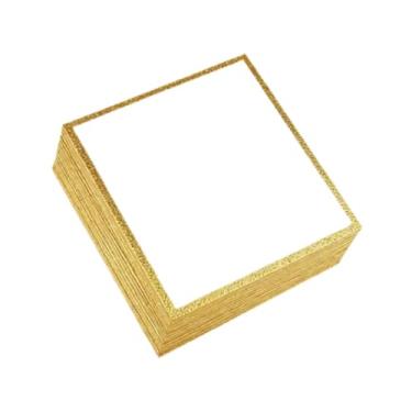 Imagem de Vaveren Conjunto de 10 placas Shikishi para assinaturas, materiais para artes e artesanato, placa multiuso para assinaturas, cartões de arte em branco para, Ouro, S