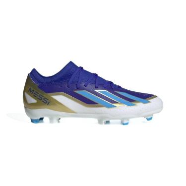 Imagem de Chuteira de Campo Adidas X Crazyfast 23 League Messi 44 - Azul e Branco-Masculino