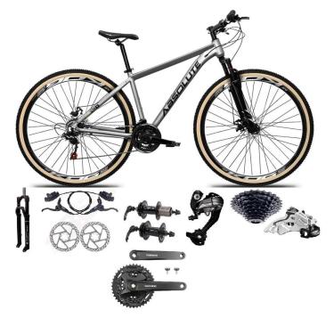 Imagem de Bicicleta Aro 29 Absolute Nero 5 27v Shimano Altus K7 Pdv Mt101 Freio Hidráulico Trava Pneus Faixa-Unissex