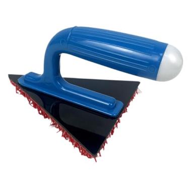 Imagem de IEUDNS Pincel triangular para aplicação de tinta, ferramenta para pintura artística de acabamentos em paredes.