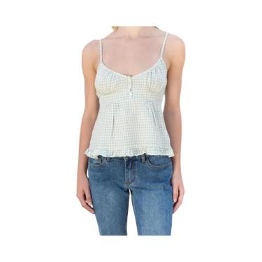 Imagem de Camisola Casual De Verão Feminina Y2K Com Decote Em V E Babados, Estil