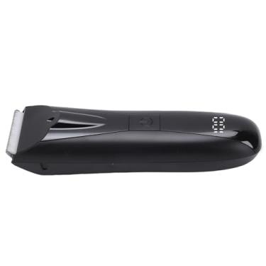 Imagem de Brrnoo Aparador de Pêlos Corporal Elétrico Masculino, Design Profissional de Acabamento Em Forma de R Com Pente Guia de Cabelo e Alça Ergonômica para Tratamento de áreas Sensíveis