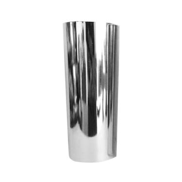 Imagem de Kit 10 Unidades Copo Long Drink Acrílico Resistente 350ml Bebida Festa (Prata Cromado)