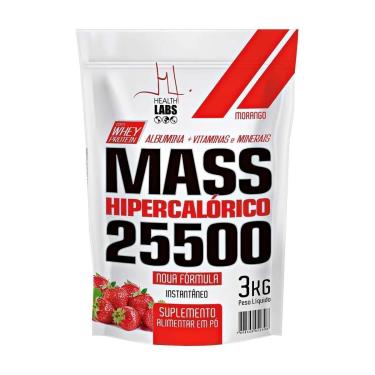 Imagem de Mass 25500 Health Labs Sabor Morango 3kg-Unissex