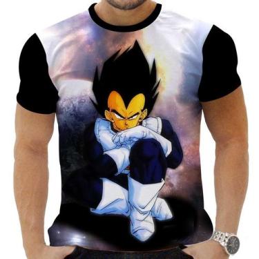 Imagem de Camiseta Camisa Personalizada Anime Clássico Dragon Ball Vegeta 05 - Z