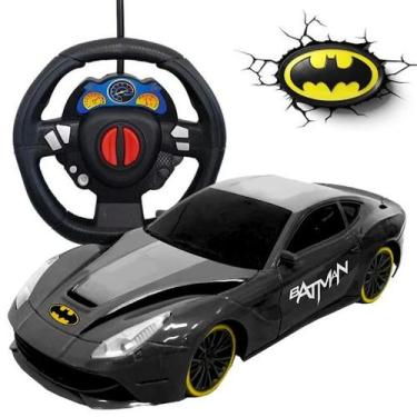 Imagem de Carrinho do Batman Controle Volante 3 Funções Autoracing