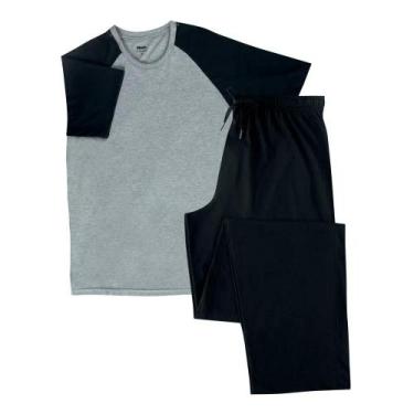 Imagem de Pijama Masculino Mash Manga Curta Gola Careca Algodão, Cinza mescla cl