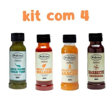 Imagem de Kit 4 un Goiabada Comari Abacaxi Barbecue