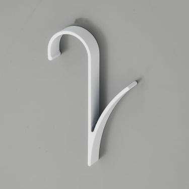 Imagem de NevStp 1 gancho para toalha de banheiro, suporte de trilho de radiador, cabide para casaco, roupas, cachecol, gancho de alumínio removível, em forma de Y