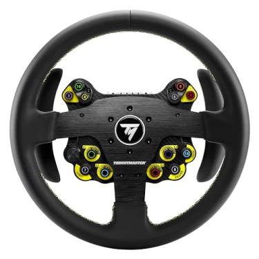 Imagem de Thrustmaster EVO Racing 32R Couro, aro redondo revestido em couro e cubo removível, para PC e consoles