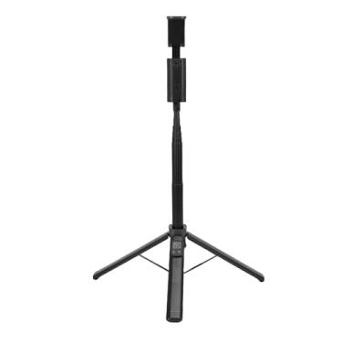 Imagem de Naroote Tripé para Selfie de Telefone, Suporte Giratório Extensível para Telefone Com Controle de Gestos de Rastreamento Facial AI e Controle Remoto, Ideal para Transmissão Ao Vivo e Fotos de Grupo