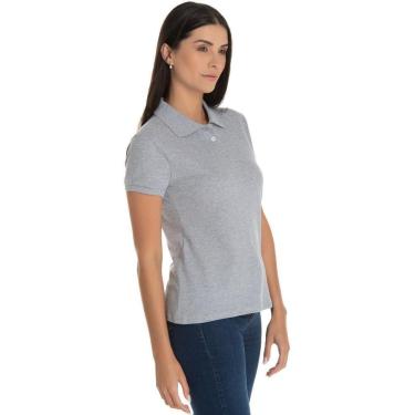 Imagem de Camisa Gola Polo Piquet Feminina Lisa-Feminino