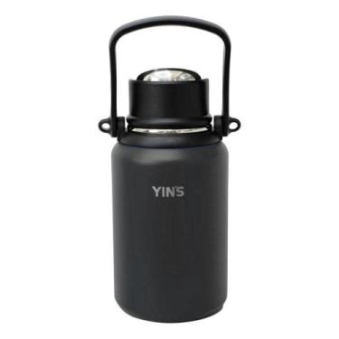 Imagem de Garrafa Térmica Yins Arch 900ML - Preto Único, Preto, Único