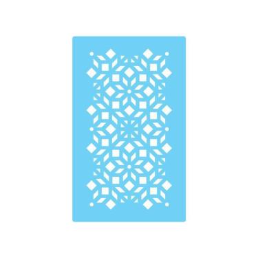 Imagem de Stencil De Parede Tamako Ladrilho - 55 X 90Cm - Ref 261