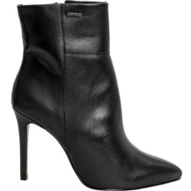 Imagem de Bota Feminina Casual Dia a Dia Cano Baixo Bico Fino Salto Alto Bottero 347006-Feminino