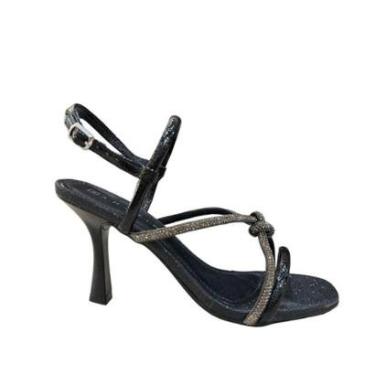 Imagem de Sandália Ramarim 25-26202 Strass Salto 10cm Design Elegantes-Feminino
