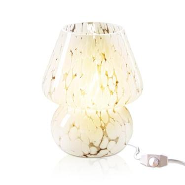Imagem de Next Glow Lâmpada de cogumelo – Luz noturna de LED regulável moderna para quartos, quartos infantis, mesinhas de cabeceira, mesa de sala de estar e decoração de cozinha – Linda luz de mesa, soquete