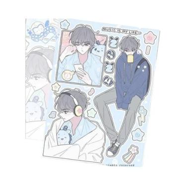 Imagem de Adesivos De Personagens De Desenhos Animados Coreanos Para Caderno, Di