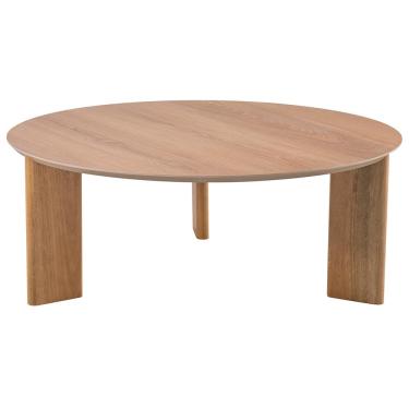 Imagem de Mesa de Centro Para Sala de Estar Pés Madeira Baixa Bulat A03 Hanover Roble - Lyam Decor