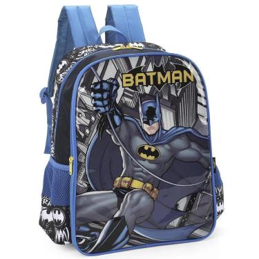 Imagem de Mochila de Costas Luxcel Batman Azul-Unissex