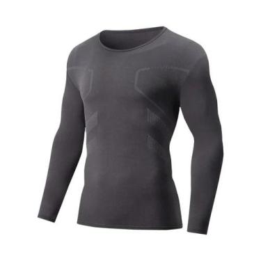 Imagem de Conjunto De Roupa Térmica Masculina Para Outono E Inverno, Casual, Est