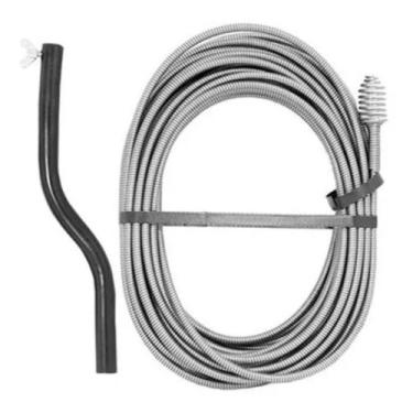 Imagem de Desentupidor Aço 10m Ralo Pia Cano Banheiro Tanque Manual Bestfer