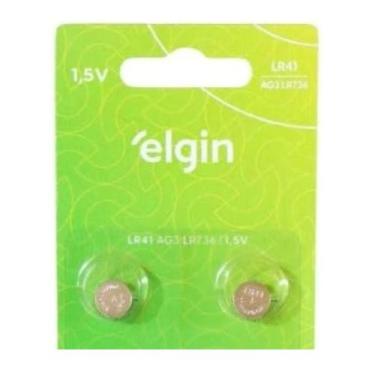 Imagem de Bateria Alcalina LR41 Blister Elgin 2 Unidades