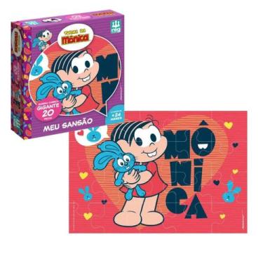 Imagem de Quebra Cabeça Gigante Meu Sanção Turma Da Monica - Ref 0778 Nig Brinqu