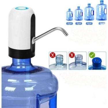 Imagem de Bomba Elétrica Automática para Galão de Água 20l Recarregável - WATER