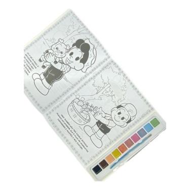 Imagem de Livro - Turma do Chico Bento Livro para Pintar com Aquarela - On Line 
