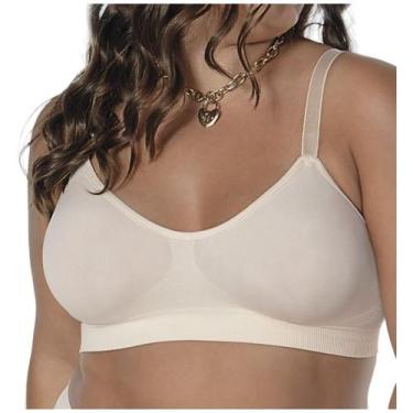 Imagem de Sutiã Conforto Ultraleve Plus DeMillus 61146, Pérola, Único