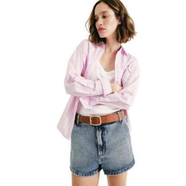 Imagem de Shorts Hering Jeans Feminino Cintura Média-Feminino