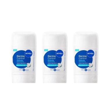 Imagem de Desodorante Nivea Derma Control Defende 54G - Kit C/3Un