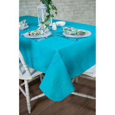 Imagem de Toalha de Mesa Retangular em Tecido Impermeável Acqua Linea Sapucaia T