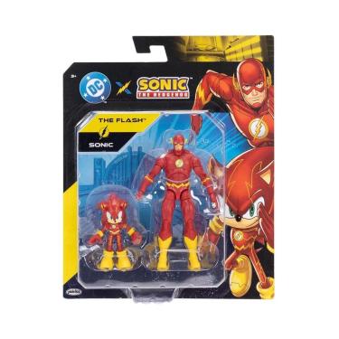 Imagem de Pack 2 Bonecos Articulados Sonic e Flash - Sonic Warner