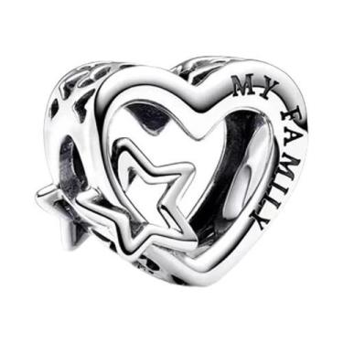 Imagem de Pingentes De Prata Lua, Estrela E Sol Para Pulseira 925, Joias DIY Par