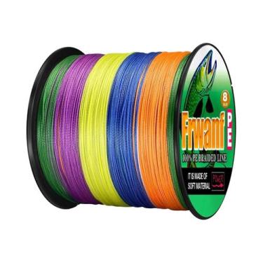 Imagem de Linha De Pesca Trançada PE De 1000M Com 8 Fios, Forte E Durável, Multi