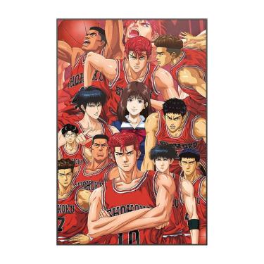 Imagem de Pintura de parede em tela Slam Dunk Anime 40x60cm