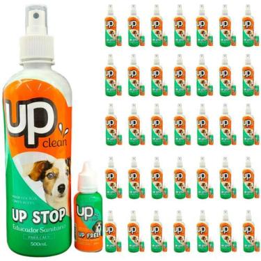 Imagem de 48x Educador para Cachorro Sanitário Pet Xixi Sim e Xixi Não 500ml - S