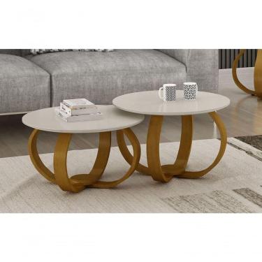 Imagem de Mesas De Centro Decorativas - Roma - Jacaré Móveis