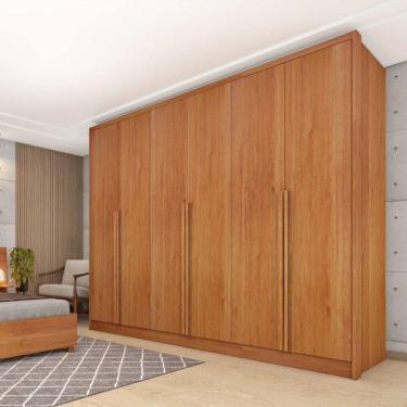 Imagem de Guarda Roupa Casal 6 Portas 6 Gavetas - Realeza-cinamomo - Tcil Móveis