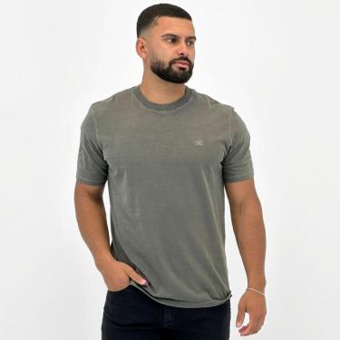 Imagem de Camiseta Oceano Vintage Manga Curta Gola Redonda Masculina-Masculino