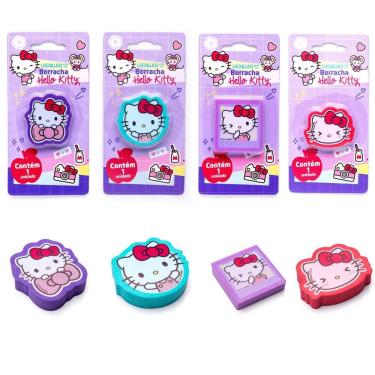 Imagem de Borracha Hello Kitty Blister C-1 Und. Sortidos - Leo & Leo
