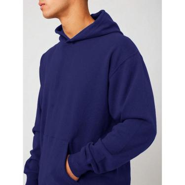 Imagem de Blusa de Frio Moletom Canguru Masculina com Capuz Slim Fitness-Masculino