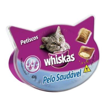 Imagem de Petisco para Gato Adulto Whiskas Pelo Saudável 40g