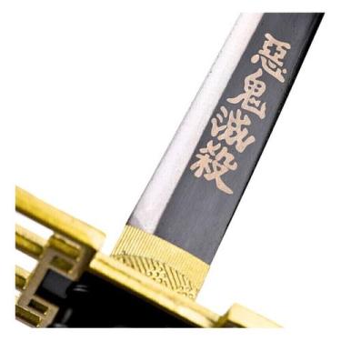 Imagem de Espada Katana Kimetsu Cosplay Katana-e - NoBrand, Preto