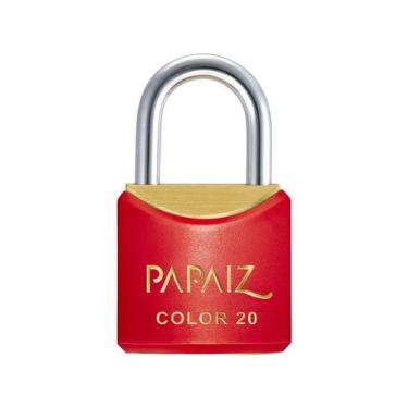 Imagem de Cadeado Colorido Vermelho SM CR20 20MM - Make, Vermelho